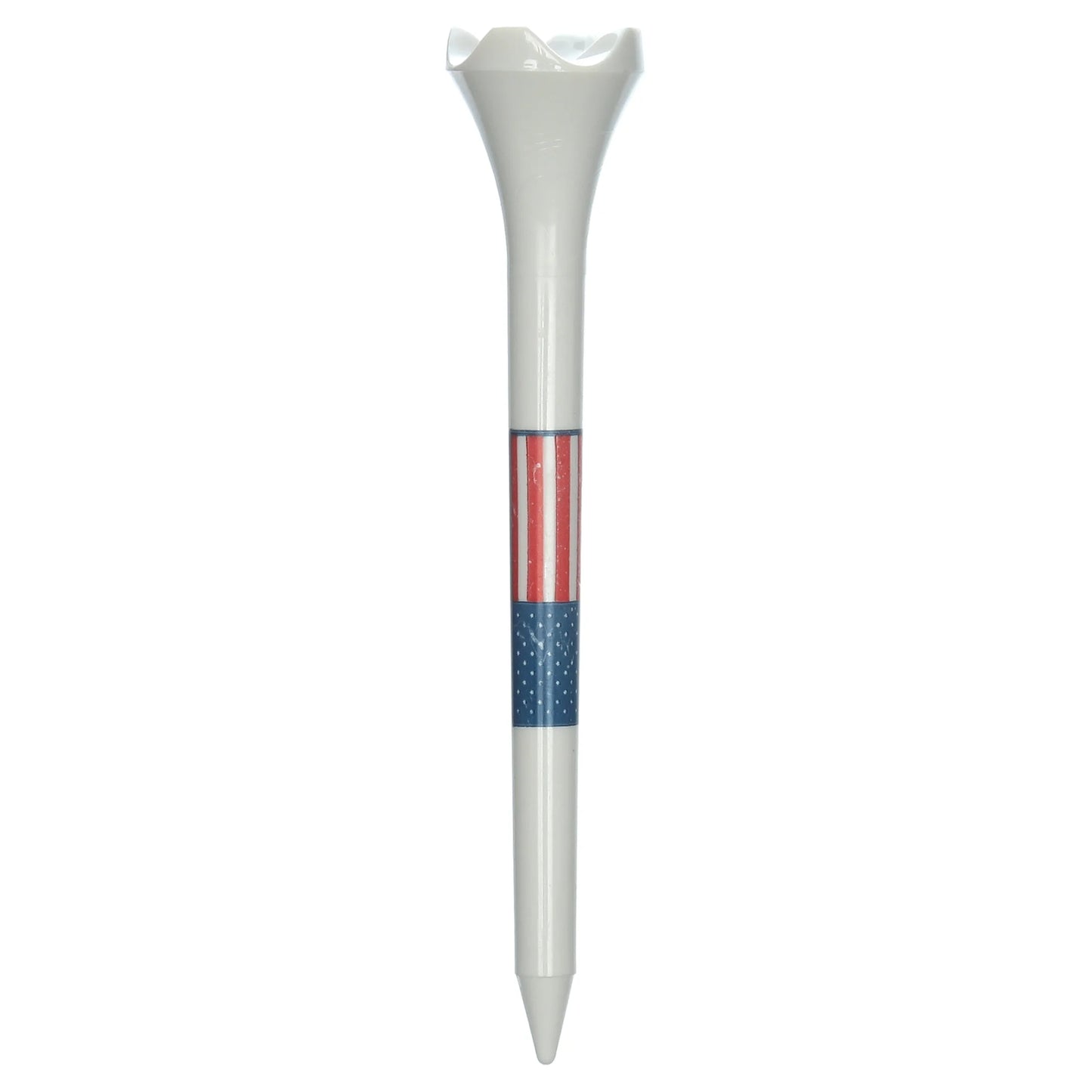 Pride Performance Golf Tees, Low-Resistance Head for Golf, Longer Drives, Enhanced Stability Plastic Flag Golf Tee, 2.75", 25 Count