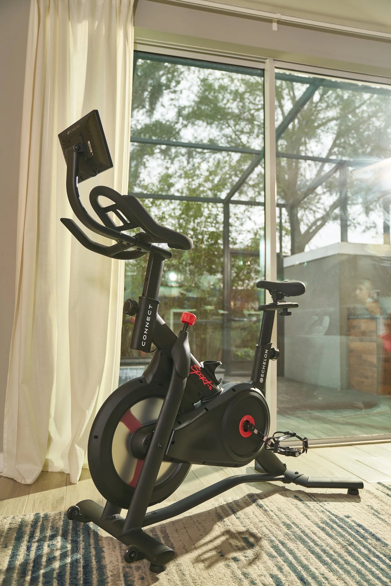 Connect Sport-S Indoor Cycling Exercise Bike with 90 Day Free Premier Membership