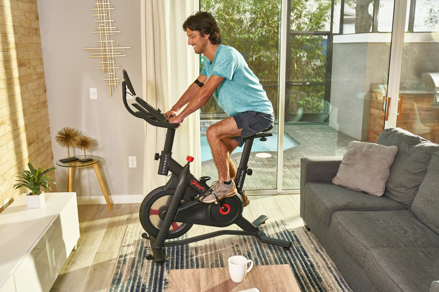 Connect Sport-S Indoor Cycling Exercise Bike with 90 Day Free Premier Membership