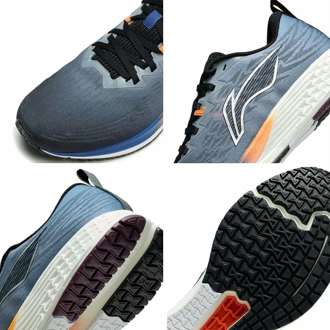 Basic Racing Running Shoes Men Running Shoes Light Weight Breathable Sport Shoes Blue ARMR003-6H US 9