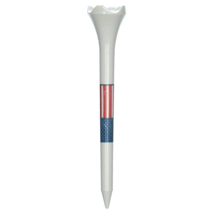 Pride Performance Golf Tees, Low-Resistance Head for Golf, Longer Drives, Enhanced Stability Plastic Flag Golf Tee, 2.75", 25 Count