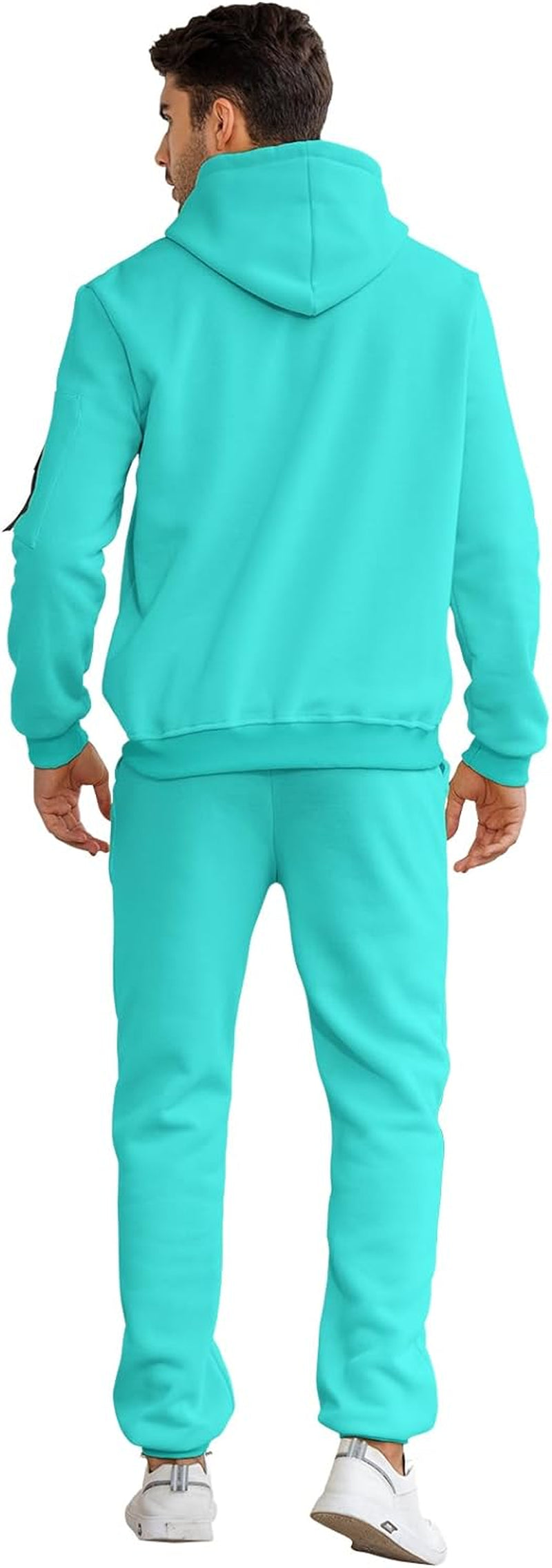 Mens Sweatsuits Sets, Track Suits Men Set, Jogging Suits with Zipper Pockets