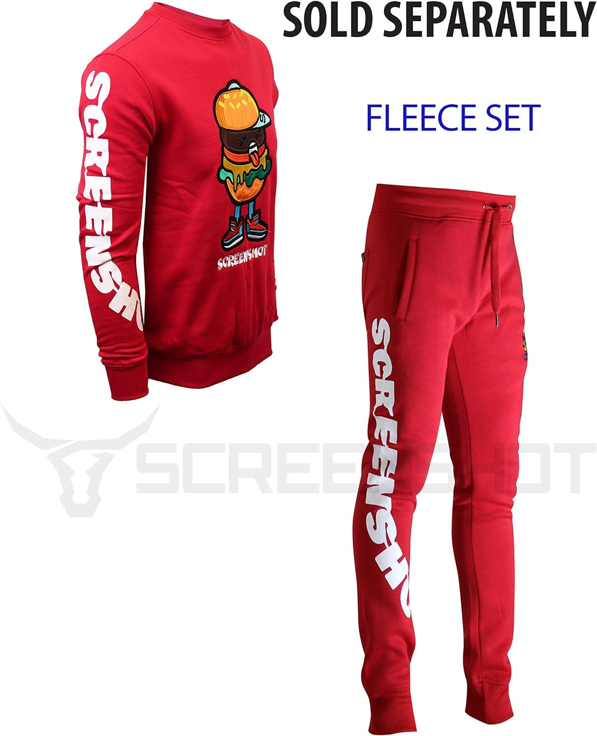P1113 Fleece Pants Premium Urban Streetwear Graphic Sweatpants - Classic Jogger Fit